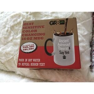 Ancient Astronaut Theorist Heat Sensitive‎ Color Changing mug, new